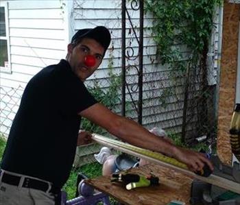 #REDNOSEDAY, team member at SERVPRO of Southern Scioto & Lawrence Counties